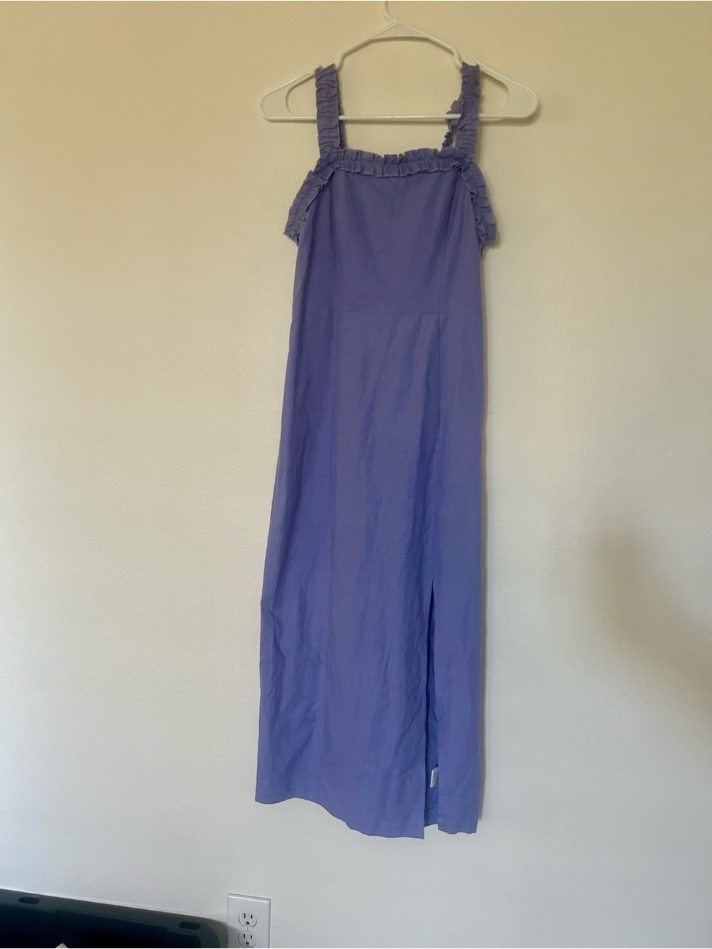 Urban Outfitters Lavender Smocked Ruffle Dress XS